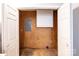 Utility closet with access panels and wood floor at 2031 36Th Ne St, Hickory, NC 28601