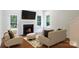 Inviting living room with fireplace, comfortable seating, and abundant natural light at 2180 Shady Pond Dr, Clover, SC 29710