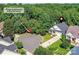 Aerial view of a landscaped property near the McAlpine Creek Greenway walking trail entrance at 2215 Henery Tuckers Ct, Charlotte, NC 28270