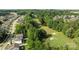 Beautiful aerial view of the community, showcasing the golf course, trees, pond, and greenery at 229 Cramerton Mills Pkwy, Cramerton, NC 28032