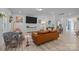 Inviting living room with unique decor, natural light, and hardwood floors at 229 Cramerton Mills Pkwy, Cramerton, NC 28032