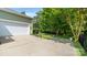 Exterior view of the garage and a basketball hoop at 4115 Birkshire Hts, Fort Mill, SC 29708