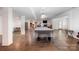Spacious basement featuring tile flooring and a pool table area at 4201 Amber Leigh Way Dr, Charlotte, NC 28269