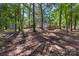 Backyard with a view of the house and a wooden deck, surrounded by lush green trees and serene ambiance at 4410 Burgin St, Kannapolis, NC 28081