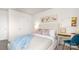 Bedroom featuring desk, carpet flooring, and neutral decor at 4689 Fanning Rd, Hickory, NC 28602