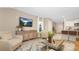 Inviting living room with modern furniture, light-colored walls, and warm natural light streaming through windows at 4689 Fanning Rd, Hickory, NC 28602