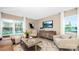 Serene living area featuring modern furniture, light wood floors, and abundant natural light at 4689 Fanning Rd, Hickory, NC 28602