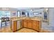 Open kitchen with stainless steel appliances and ample countertop space at 511 Rough Hewn Ln, Rock Hill, SC 29730