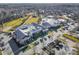 Aerial shot of clubhouse, pool, and park, showing the community's outstanding recreational amenities at 6277 Raven Rock Dr, Denver, NC 28037