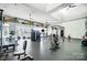 Well-equipped gym offers a variety of machines and weights for a complete workout at 6277 Raven Rock Dr, Denver, NC 28037