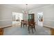 Formal dining room featuring neutral paint, ample space, and views to other living areas at 7117 Cobblecreek Dr, Weddington, NC 28104