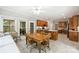 Eat-in kitchen featuring custom cabinetry and a spacious island for dining and meal preparation at 7117 Cobblecreek Dr, Weddington, NC 28104