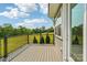 Back porch with green natural backyard view, great for outdoor enjoyment at 716 Flare Dr, Tega Cay, SC 29708
