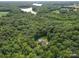 A property nestled within a dense forest offers privacy, featuring a home and pool at 8101 Cane Pointe Ln, Waxhaw, NC 28173