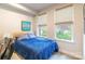 Cozy bedroom with natural light, a comfortable bed, and a modern workspace at 819 Anderson St, Charlotte, NC 28205