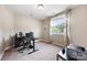Home office with a large window, desk, and printer at 12312 Mcallister Park Dr, Charlotte, NC 28277