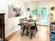 Cozy dining room featuring modern table and chairs, with direct access to outdoor deck at 125 Shenandoah Loop, Troutman, NC 28166