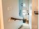 Entryway with stylish decor and a view of the bright front door at 125 Shenandoah Loop, Troutman, NC 28166
