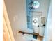 Entryway with stylish decor and a view of the bright front door at 125 Shenandoah Loop, Troutman, NC 28166