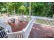 Expansive back deck with grill and fire pit, ideal for outdoor gatherings and relaxation at 146 Valley Glen Dr, Troutman, NC 28166