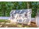 Outdoor storage shed in a fenced yard at 146 Valley Glen Dr, Troutman, NC 28166