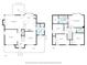 Detailed floor plan showcasing the layout of the two-story home at 1543 Newfound Hollow Dr, Charlotte, NC 28214