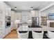 Gourmet kitchen featuring stainless steel appliances, granite countertops, and ample storage at 175 Mcleod Ave, Belmont, NC 28012
