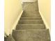Carpeted stairs going down at 1911 Flushing Ct, Charlotte, NC 28215