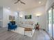 Inviting living room with a plush sofa, contemporary decor, and plenty of natural light for a cozy atmosphere at 2004 Plain Field Dr, Bessemer City, NC 28016
