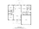 Detailed floor plan showcasing the layout of the house with room dimensions and layout at 201 S 5Th Ave, Maiden, NC 28650
