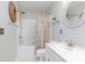 Clean bathroom featuring a shower and tub combination, and modern toilet and sink at 2945 Duvalla Ave, Charlotte, NC 28209
