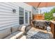 This private deck includes comfortable seating and a grill, perfect for enjoying the outdoors and entertaining guests at 2945 Duvalla Ave, Charlotte, NC 28209