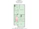 Floor plan featuring two bedrooms, two bathrooms, a laundry room, and walk-in closets at 3237 Yarmouth Ln, Gastonia, NC 28056
