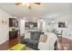 Open concept living area with kitchen, and dining space, perfect for entertaining at 3237 Yarmouth Ln, Gastonia, NC 28056