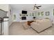 Comfortable living room with a fireplace, plenty of natural light, and a cozy atmosphere at 3250 Celanese Rd, Rock Hill, SC 29732