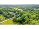 Lush greenery surrounds the home and neighborhood from this aerial view at 3420 Long Ferry Rd, Salisbury, NC 28146