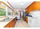 Eat-in kitchen features stainless appliances, a double sink, and vinyl floors at 3420 Long Ferry Rd, Salisbury, NC 28146