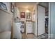 Functional bathroom featuring a classic vanity, toilet, and an additional storage unit for convenience at 40 Old Rd, Taylorsville, NC 28681