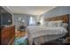 Comfortable bedroom featuring hardwood floors, neutral paint, and lots of light at 40 Old Rd, Taylorsville, NC 28681