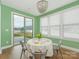 Bright dining area with sliding door access to the backyard and playground at 4305 Twenty Grand Dr, Indian Trail, NC 28079