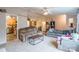 Spacious living room with a cozy seating arrangement and easy access to the kitchen at 4373 Wentz Rd, Maiden, NC 28650