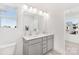 Bathroom featuring a double vanity, bright lights and great views at 492 Switch St # 82 Ty, York, SC 29745