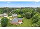 Stunning brick home on a large lot, featuring a backyard patio and surrounded by lush trees and landscaping at 5410 Berryview Ln, Gastonia, NC 28056