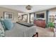 A spacious bedroom featuring a large bed, TV, and lots of natural light at 7046 North Bridge Dr, Huntersville, NC 28078