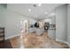 Spacious open kitchen with granite countertops, stainless appliances, and an island at 7344 Maitland Ln, Charlotte, NC 28215