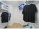 Walk-in closet has storage baskets and shelves to keep everything organized at 7344 Maitland Ln, Charlotte, NC 28215