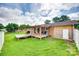 Backyard features a large deck, fenced yard, and a mix of sun and shade at 739 Springdale Rd, Rock Hill, SC 29730