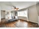 Comfortable living room featuring hardwood floors and neutral paint at 739 Springdale Rd, Rock Hill, SC 29730