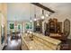 Modern kitchen featuring granite countertops, open layout, and seamless access to the living area at 7916 Deerbridge St, Mint Hill, NC 28227