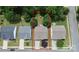 Aerial view of property showing the layout, backyard, and surrounding neighborhood at 8722 Heron Glen Dr, Charlotte, NC 28269